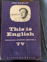 This is English. Engelsk nyb&ouml;rjarkurs 1 TV