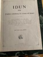 IDUN . Inbunden &aring;rg&aring;ng 1892. 53 nummer &rdquo; Praktisk Veckotidning f&ouml;r Kvinnan och Hemmet