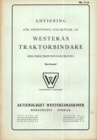 Wester&aring;s Traktorbindare (sj&auml;lvbindare)