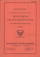 Wester&aring;s Traktorbindare (sj&auml;lvbindare)