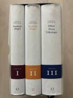 Skrifter I-III. I: Samlade s&aring;nger / II: Enskilda s&aring;nger / III: Dikter, Prosa, Tolkningar