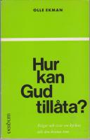 Hur kan Gud till&aring;ta?