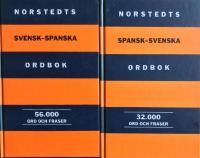 Norstedts svensk-spanska ordbok + spansk-svenska ordbok. 2 volymer.