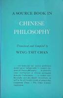A source book in Chinese philosophy