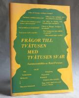 Fr&aring;gor till tv&aring;tusen med tv&aring;tusen svar