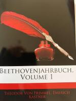 Beethoven Jahrbuch, Erster Band