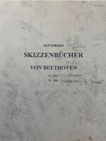 Zwei Skizzenb&uuml;cher von Beethoven