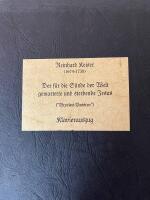 "Brockes-Passion" Klavierauszug