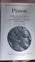 Skrifter 1 Sokrates f&ouml;rsvarstal Kriton Euthyfron Laches Den mindre H-G&auml;stab