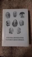 Svensk biografisk veterin&auml;rmartikel