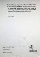 Hur kan Dewey, Vygotskij och Artistotoles bidra till utformandet av dagens yrkesl&auml;rarutbildning?, en j&auml;mf&ouml;rande id&eacute;historisk studie om synen p&aring; utbildning och arbetsliv samt dess implikationer f&ouml;r yrkesl&auml;rarutbildningens form och inneh&aring;ll