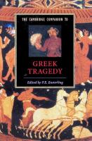 The Cambridge companion to Greek tragedy