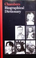 Chambers Biographical Dictionary