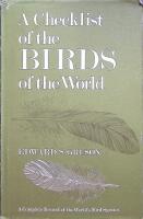 A checklist of the birds of the world, A complete record of the world&acute;s bird species