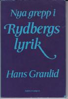 Nya grepp i Rydbergs lyrik.