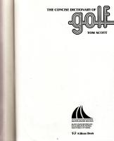 The concise dictionary