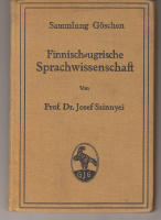 Sammlung Glschen Finisch-ugrische Sprachwissenschaft