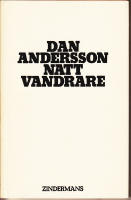 Nattvandrare, Ok&auml;nda dikter funna och kommenterade av G&ouml;sta &Aring;gren