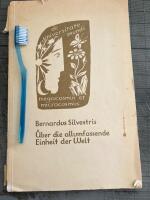 &Uuml;ber die Allumfassende Einheit der Welt. Makrokosmos und Mikrokosmos