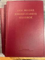 Den mindre jordbrukarens handbok. Första bandet. Jor XXXVII. Växtförädlindbrukarens läsning Anders Larsso-Killian/II. Jordens grundförbättring och bearbetning/XIII. Grönfoderodling. /XIV. Gäss, ankor och kalkoner/. / III.Den mindre jordbrukarens trädgård, dess anläggning och vård// IV Hemslöjden i småbrukarhemmen/ VI. Våra fodermedel Konstgödseln och dess användning/VII. Rotfrukts- och rotfröodling VIII. Får, getter och kaniner// XI. Köksträdgården/ X-XI. Potatisodling/ XII. Smittsamma sjukdomar hos våra kulturväxter/ XXXXI. Den mindre jordbrukarens bostad/XL. Den mindre jordbrukarens ekonomibyggnader/ XLI. Nötkreatursavel- Nötkreatursutfodring/ XVIII-VXIIII. Vägldning vid odling av medicinalväxter/ VXV. Bänkgården/ Barnen oi småbrukarhemmet/ LXVII-LXVIII. Jordbrukarhemmets kokbok/ LXIX. Svinskötsel/ Skogshushållningen vid det mindre jordbruket