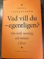 Vad vill du - egentligen? : om m&aring;l, mening och balans i livet
