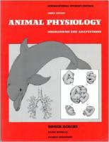 Animal physiology. Mechanisms and adaptions