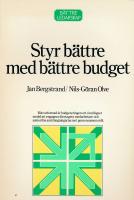 STYR B&Auml;TTRE MED B&Auml;TTRE BUDGET