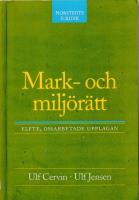 Mark - och milj&ouml;r&auml;tt