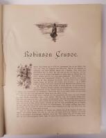 ROBINSON CRUSOE. Med en lefnadsteckning &ouml;fver f&ouml;rfattaren av Professor Karl Warburg. J&auml;mte ett hundratjugu original-illustrationer af Walter Paget.