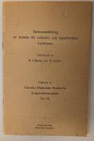 Sammanst&auml;llning av formler f&ouml;r cirkul&auml;ra och hyperboliska funktioner.