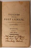 &Auml;NTELIGEN BLEF EN POET LYCKLIG. Lustspel i en &ouml;pning, blandat med s&aring;ng