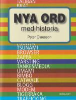 Nya ord med historia