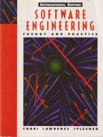 Software engineering - theory and practice