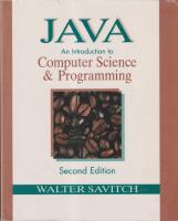 Java : an introduction to computer science and programming
