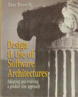 Design and Use of Software Architectures