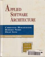 Applied Software Architecture