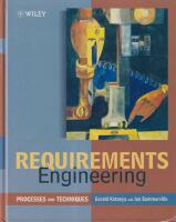 Requirements Engineering: Processes and Techniques