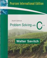 Problem solving with C++