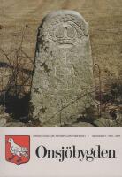 Onsj&ouml;bygden - Onsj&ouml; H&auml;rads Hembygdsf&ouml;rening &Aring;rsskrift 2003-2005