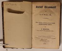 Latinsk grammatik. Sjette Upplagan af C.G. Zump, Dr. Sjette Upplagan, &ouml;wersatt och efter Swenska Spr&aring;kets fordringar bearbetad af A. Hedner, Docent i Romerska Poesien wid Universitetet i Upsala