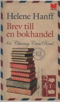 Brev till en bokhandel : 84 Charing Cross Road