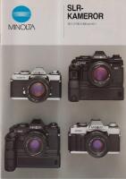 Minolta SLR-kameror. XD-7, X700, X500 och XG-1 (broschyr)