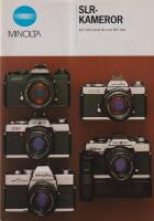 Minolta. SLR-kameror. XD-7, XD-5, XG-M, XG-1 och SR-T 100X. Broschyr