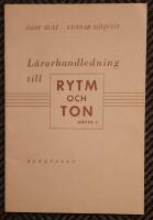 L&auml;rarhandledning till Rytm och ton, h&auml;fte 3