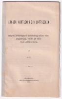 Krogen, kortleken och lottsedeln. N&aring;gra erinringar i anledning af en riksdagsfr&aring;ga, v&auml;ckt af herr Axel Adlercreutz, af A-&Ouml;.