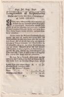 Longituden af K&ouml;penhamn wester om Upsala meridian, determinerad. Extrakt ur Vetenskapsakademiens handlingar juli-september 1741.