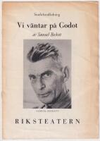 Vi v&auml;ntar p&aring; Godot. Studiehandledning. Riksteatern.