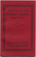 Journal of the Gypsy Lore Society (founded 1888). Third series. Volume XXXII parts 3-4.