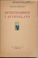 Dithyramber i aftonglans