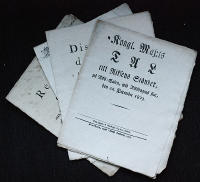 Kongl. maj:ts tal till rikets st&auml;nder, p&aring; riks-salen, wid riksdagens slut, den 22 december 1823 + Discours du roi &agrave; la cl&ocirc;ture de la diete, le 22 d&eacute;cembre 1823 + R&eacute;ponse du roi au comte de Brahe, qui avait remis &agrave; s. m. le b&acirc;ton de mar&eacute;chal de la di&eacute;te + R&eacute;ponses du roi aux d&eacute;putations des quatre ordres, &agrave; la cl&ocirc;ture de la di&egrave;te le 22 d&eacute;cembre 1823.